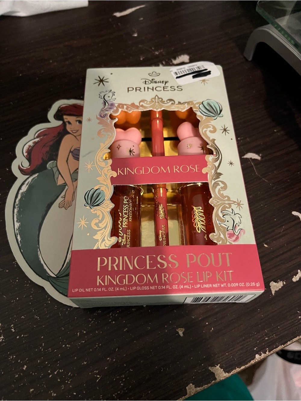 Disney Princess Pout Kingdom Rose Lip Kit - Pink and Gold